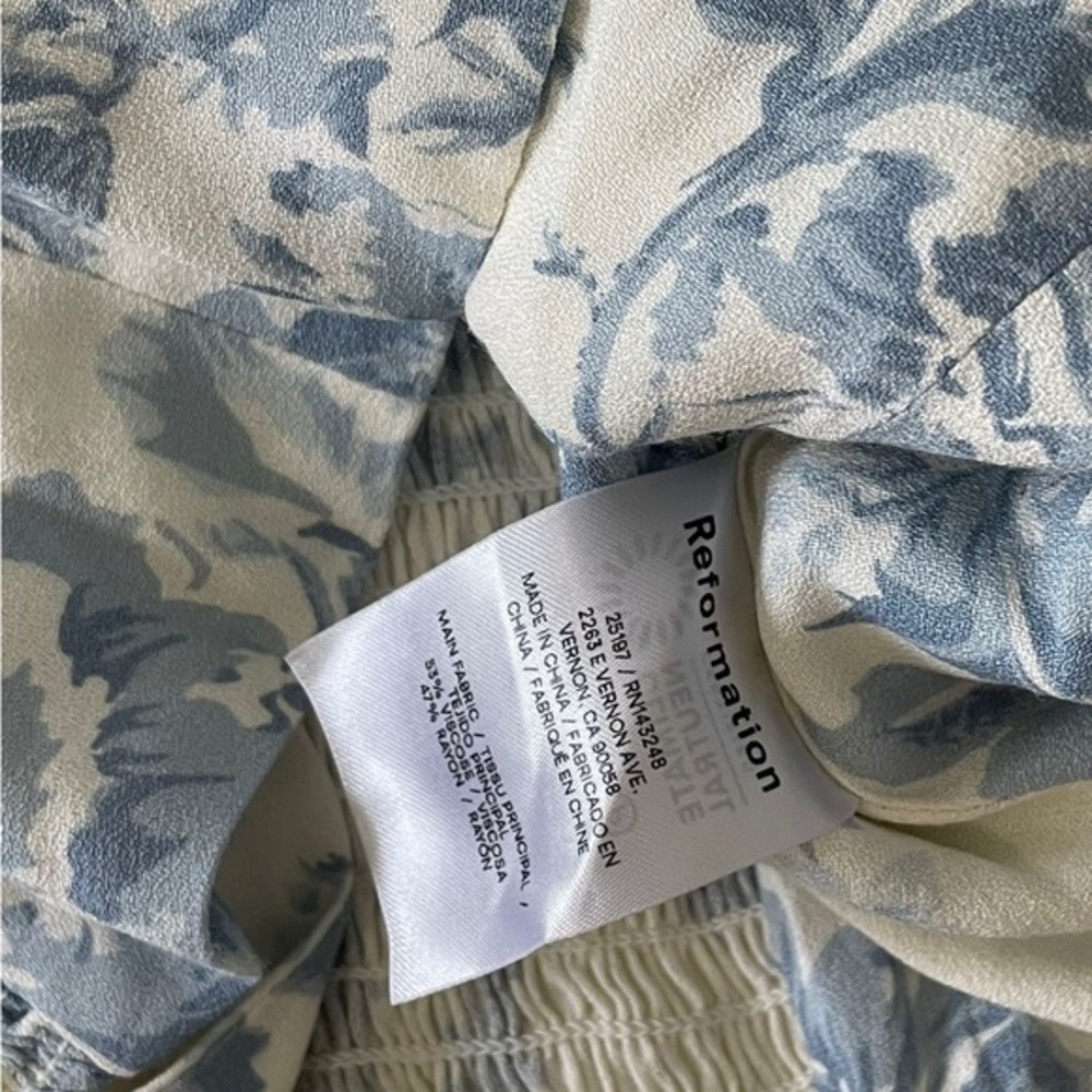 Reformation Ellora Top in Teacup *NEW* - Picture 5 of 5